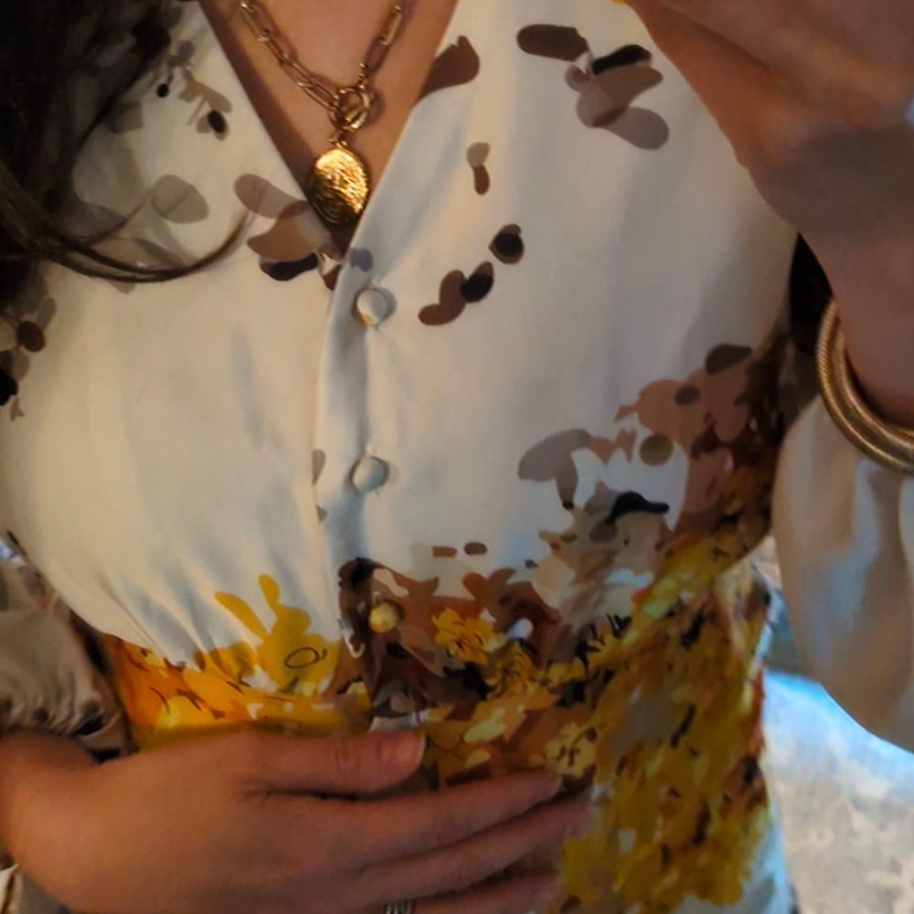 BEULAH Floral Long Sleeve Maxi Dress - Picture 2 of 5